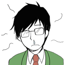 wage slave glasses Sticker sticker #3907256