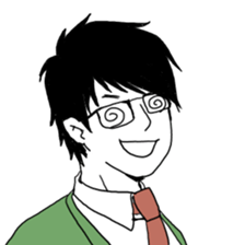 wage slave glasses Sticker sticker #3907258