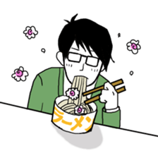 wage slave glasses Sticker sticker #3907261