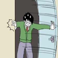 wage slave glasses Sticker sticker #3907267