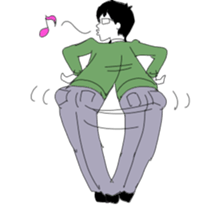 wage slave glasses Sticker sticker #3907271