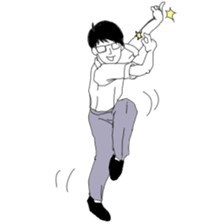 wage slave glasses Sticker sticker #3907272