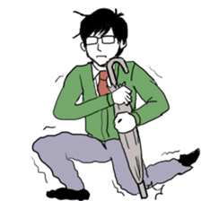 wage slave glasses Sticker sticker #3907278