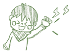 Boy of crayons. World Edition sticker #3907386