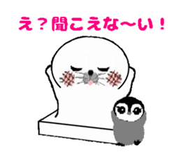 MochiMochi Seal and Child penguin sticker #3907409