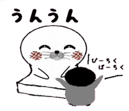 MochiMochi Seal and Child penguin sticker #3907410