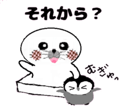 MochiMochi Seal and Child penguin sticker #3907415
