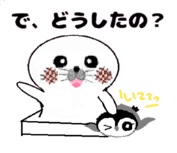 MochiMochi Seal and Child penguin sticker #3907416