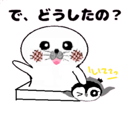 MochiMochi Seal and Child penguin sticker #3907416