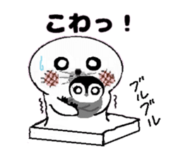 MochiMochi Seal and Child penguin sticker #3907421