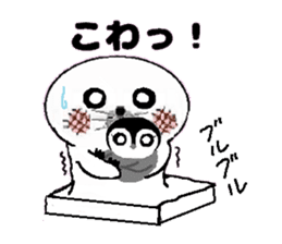 MochiMochi Seal and Child penguin sticker #3907421