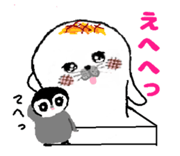 MochiMochi Seal and Child penguin sticker #3907428
