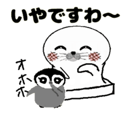 MochiMochi Seal and Child penguin sticker #3907437
