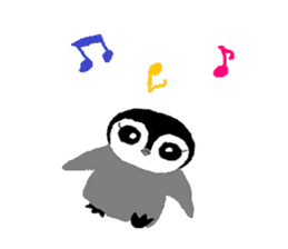 MochiMochi Seal and Child penguin sticker #3907438