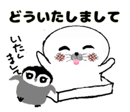 MochiMochi Seal and Child penguin sticker #3907443