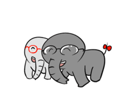 Growth of the human elephant sticker #3908092