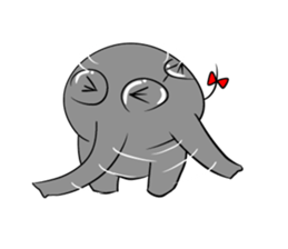 Growth of the human elephant sticker #3908094