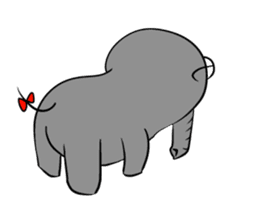 Growth of the human elephant sticker #3908095