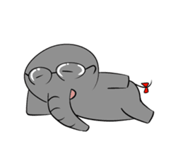 Growth of the human elephant sticker #3908105