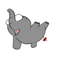 Growth of the human elephant sticker #3908106