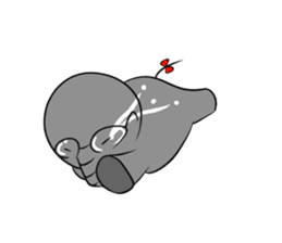 Growth of the human elephant sticker #3908110