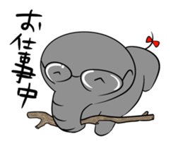 Growth of the human elephant sticker #3908112