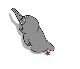 Growth of the human elephant sticker #3908114