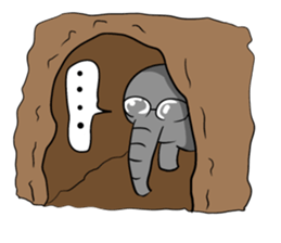 Growth of the human elephant sticker #3908116