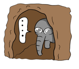 Growth of the human elephant sticker #3908116