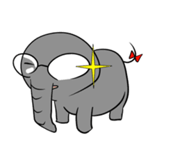 Growth of the human elephant sticker #3908118