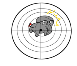 Growth of the human elephant sticker #3908121