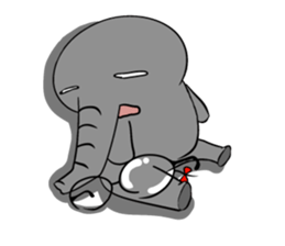 Growth of the human elephant sticker #3908122