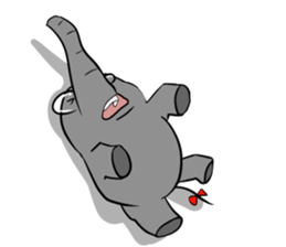 Growth of the human elephant sticker #3908126