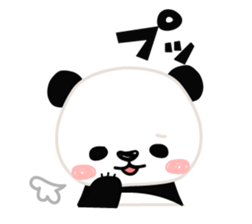 Facial sticker of a panda sticker #3908533