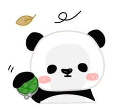 Facial sticker of a panda sticker #3908558