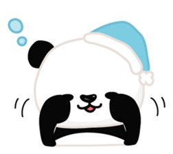 Facial sticker of a panda sticker #3908560