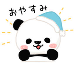 Facial sticker of a panda sticker #3908561