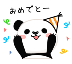 Facial sticker of a panda sticker #3908563