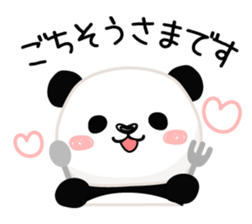 Facial sticker of a panda sticker #3908564