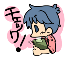 Convenience store Boys and girls sticker #3908823