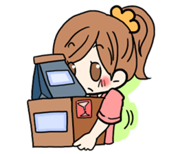 Convenience store Boys and girls sticker #3908838