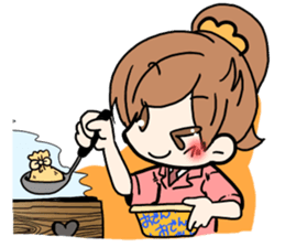 Convenience store Boys and girls sticker #3908844