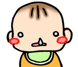 With the baby! sticker #3909056