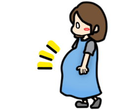 With the baby! sticker #3909065