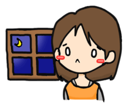 With the baby! sticker #3909085