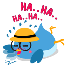 Birdie, the friendly bird sticker #3909369