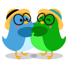 Birdie, the friendly bird sticker #3909371