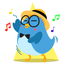Birdie, the friendly bird sticker #3909372