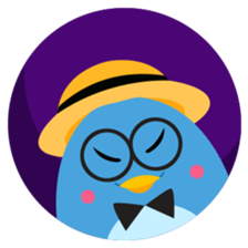 Birdie, the friendly bird sticker #3909376