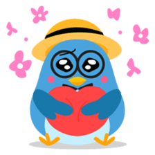 Birdie, the friendly bird sticker #3909378